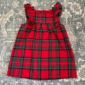 H&M Red and Green Plaid Kids Dress